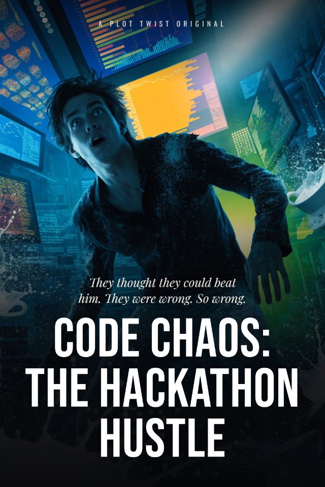 Code Chaos: The Hackathon Hustle — example poster